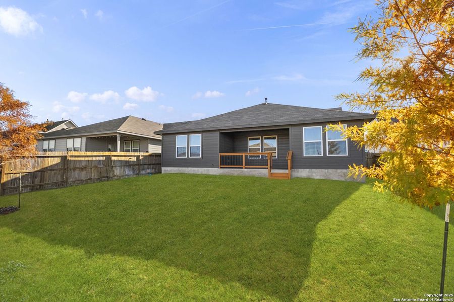 Exterior details and patio area of a home in Brookstone Creek, San Antonio (Image 3). Exterior details and patio area of a home in Brookstone Creek, San Antonio (Image 3).