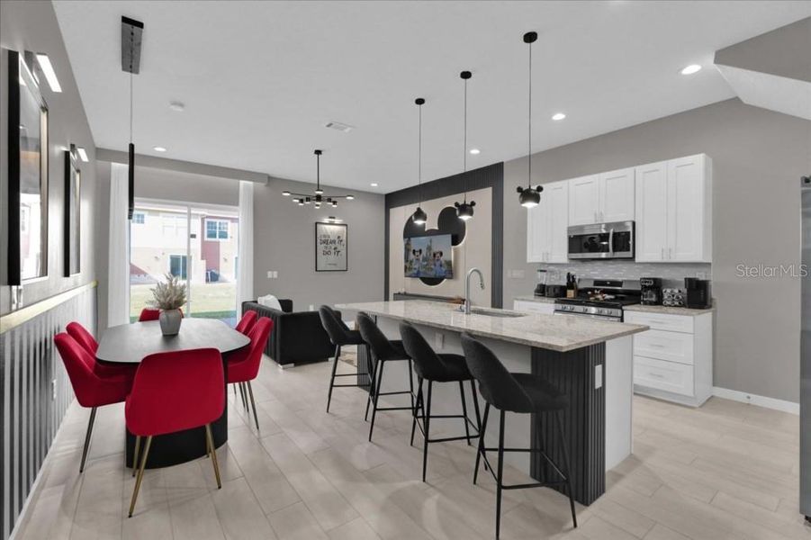 Furnished interior view inside a new home in , Kissimmee (Image 5).