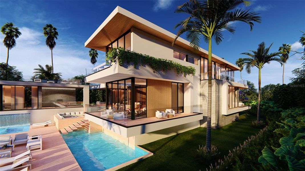 Front exterior of a new home in , Sarasota, FL, highlighting curb appeal (Image 1).