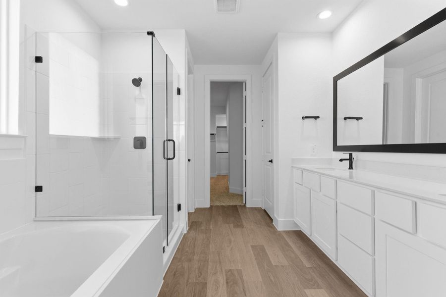 Furnished interior view inside a new home in , League City (Image 12).