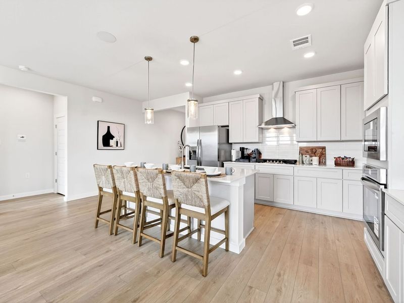 Furnished interior view inside a new home in Parks at Foster Crossing, Anna (Image 14).