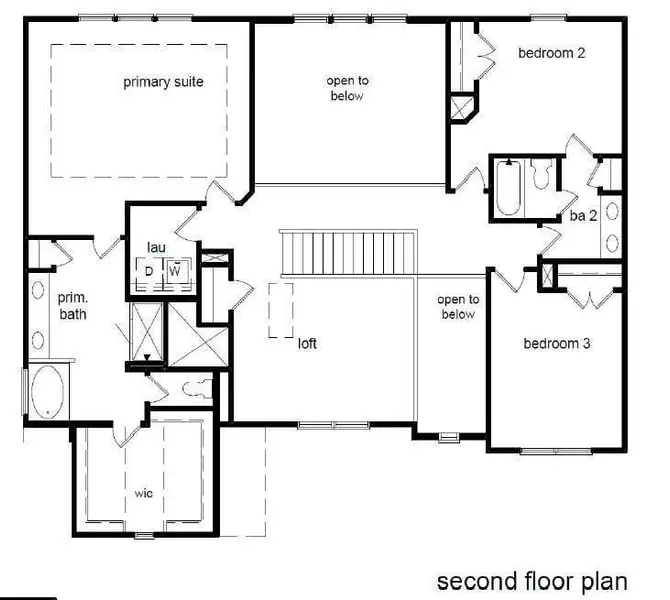 2D floor plan layout of this home in Parkview Estates, South Fulton, GA (Image 5).
