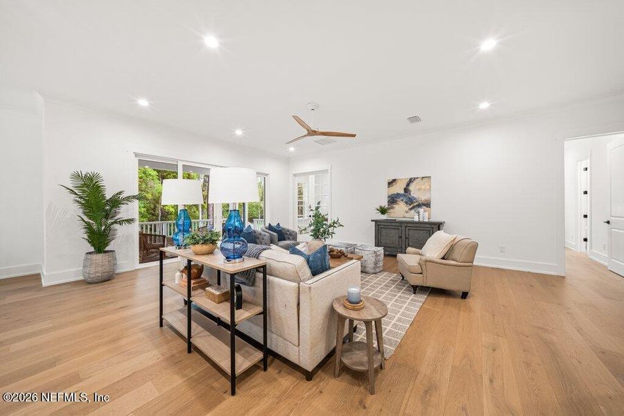 Furnished interior view inside a new home in , Jacksonville (Image 74).