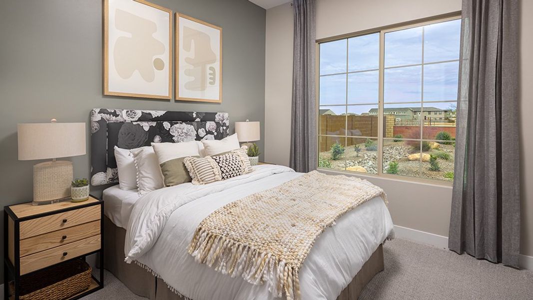 Furnished interior view inside a new home in Ellsworth Ranch, Queen Creek (Image 15).