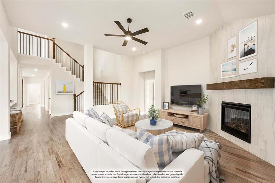 Furnished interior view inside a new home in Rockwood, Mansfield (Image 12).