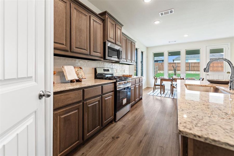 Furnished interior view inside a new home in Liberty Pointe, Gainesville (Image 7). Furnished interior view inside a new home in Liberty Pointe, Gainesville (Image 7).