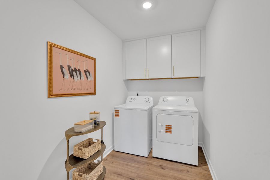 Representative furnished interior of a home built from the Benton II by Great Southern Homes in Springwood Grove, Central (Image 14).