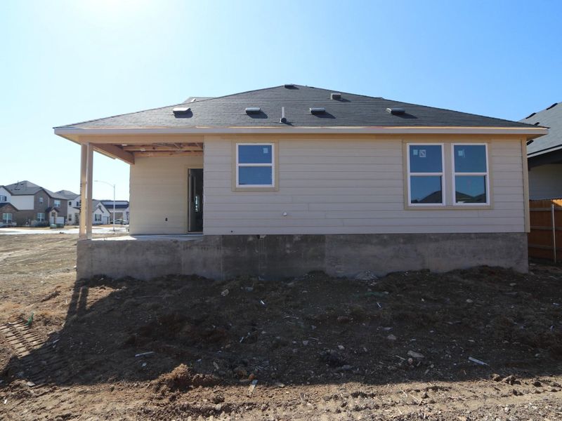 In-progress construction of a new home in Cascades at Onion Creek, Austin, TX (Image 10).
