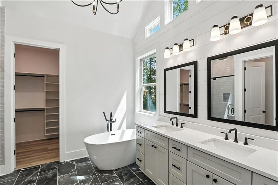 Furnished interior view inside a new home in , Winder (Image 12).