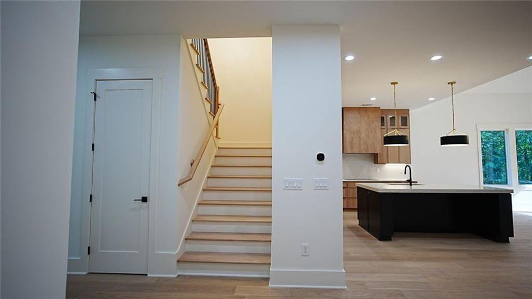 Furnished interior view inside a new home in , Flowery Branch (Image 10).