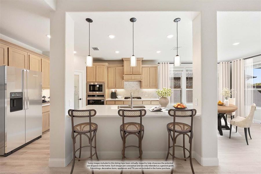 Furnished interior view inside a new home in Ridge Ranch Classic 60, Mesquite (Image 9).