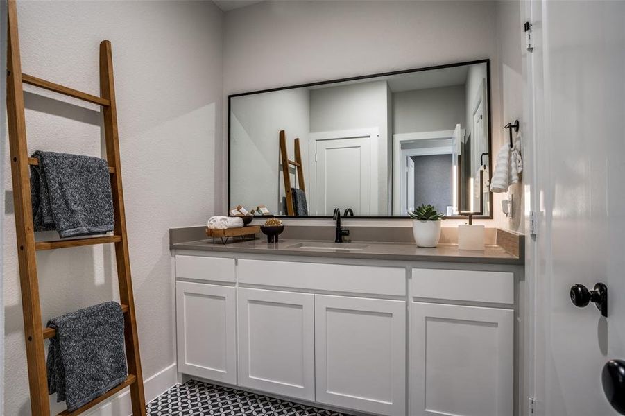 Furnished interior view inside a new home in Fields, Frisco (Image 19). Furnished interior view inside a new home in Fields, Frisco (Image 19).