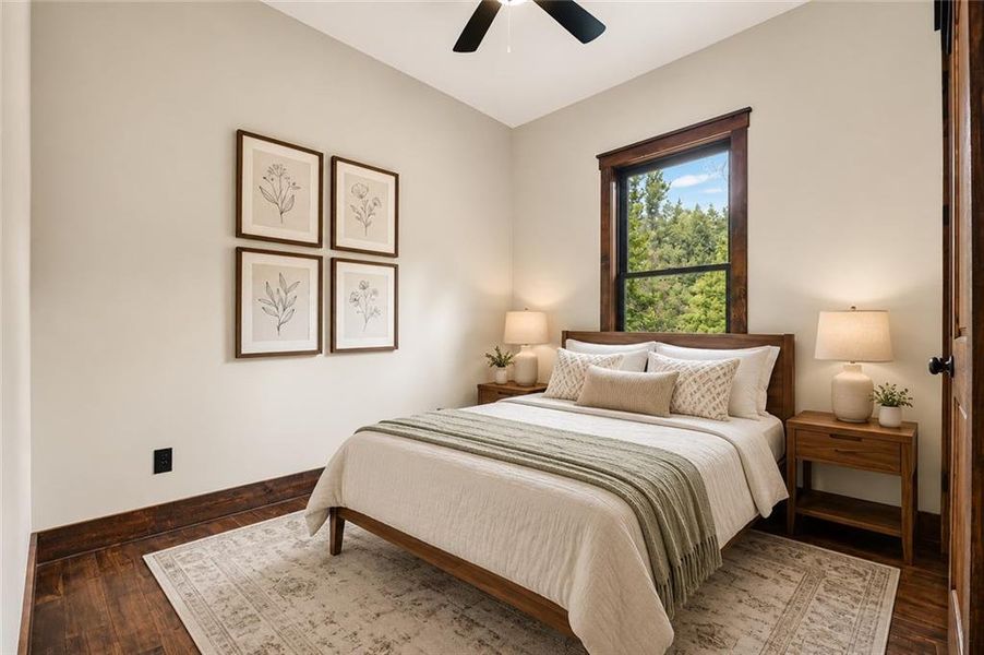 Furnished interior view inside a new home in , Ellijay (Image 8).