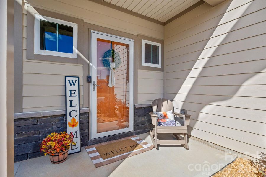 Exterior details and patio area of a home in , York (Image 4).