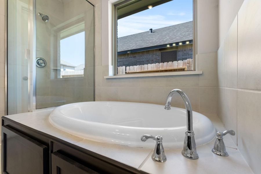 Close-up of interior finishes inside a home in Grand Central Park, Conroe (Image 13).