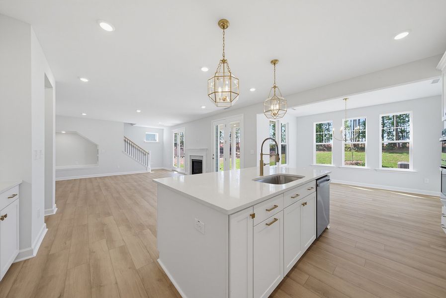 Furnished interior view inside a new home in Sweetbrier, Durham (Image 11).