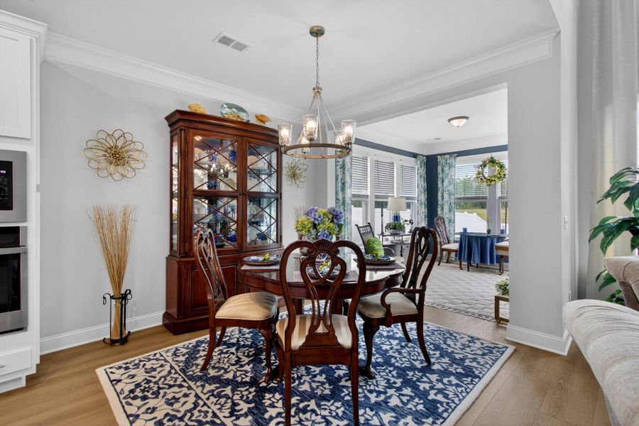 Furnished interior view inside a new home in Parker's Preserve, Ridgeville (Image 26).