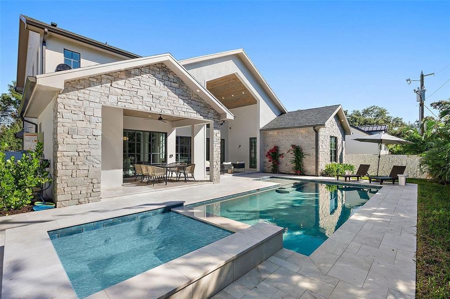 Exterior details and patio area of a home in , St. Petersburg (Image 2). Exterior details and patio area of a home in , St. Petersburg (Image 2).