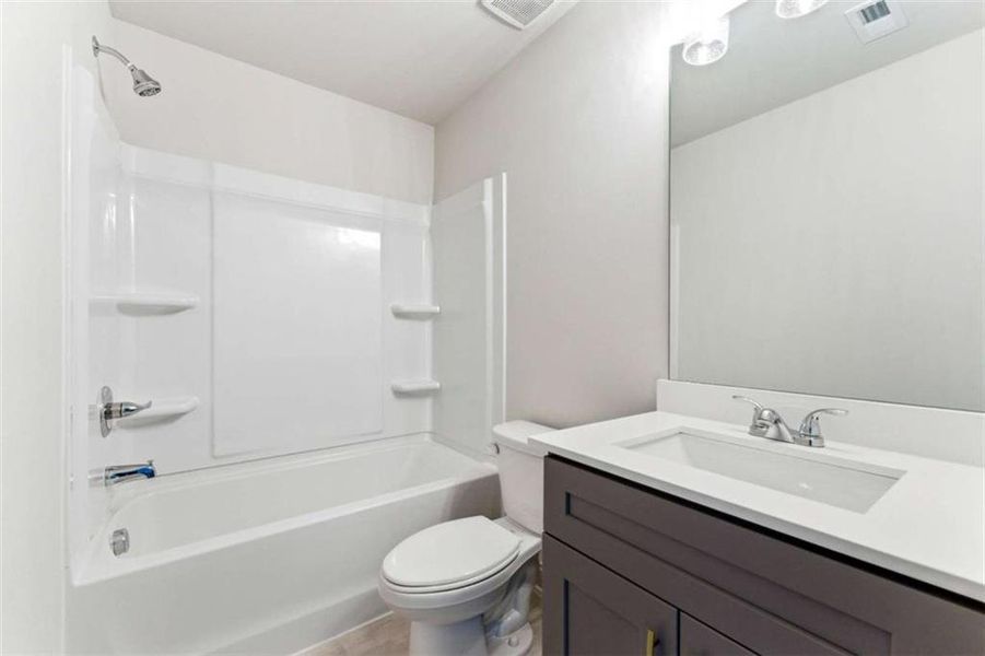 Furnished interior view inside a new home in Underwood Crossing, Covington (Image 8). Furnished interior view inside a new home in Underwood Crossing, Covington (Image 8).