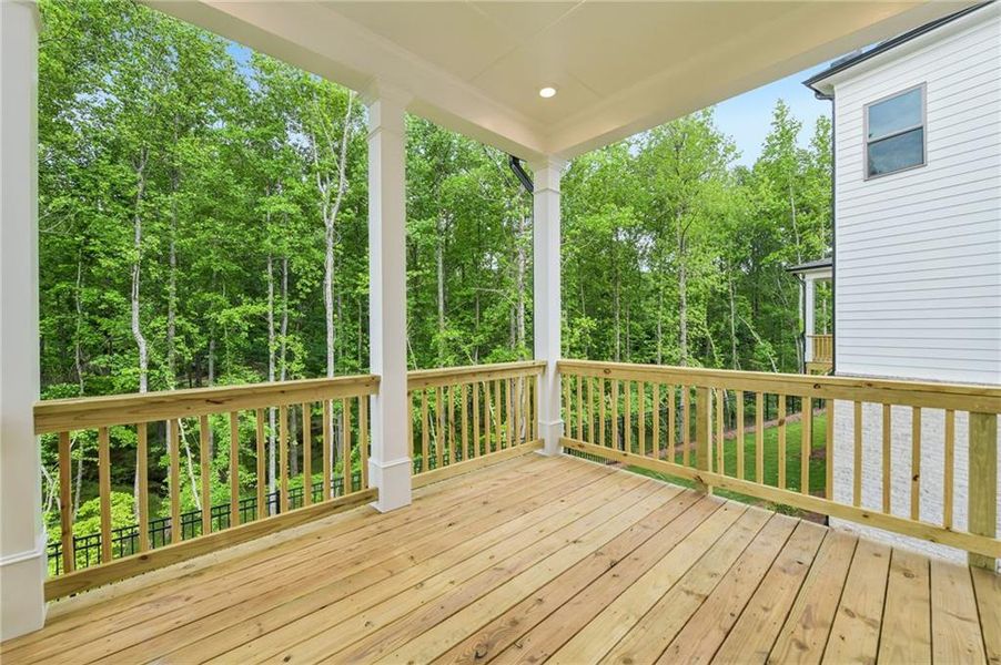 Exterior details and patio area of a home in Waterhaven, Cumming (Image 23).