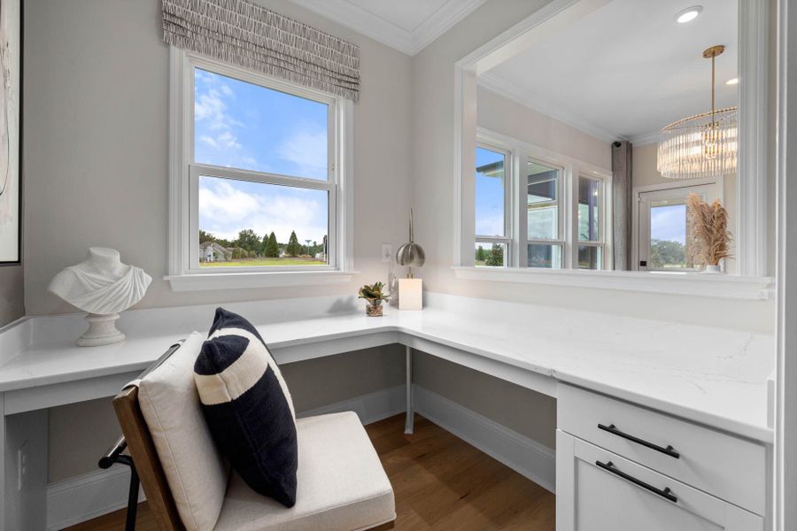Representative furnished interior of a home built from the Willwood by Pulte Homes in Everbrook, Angier (Image 12).