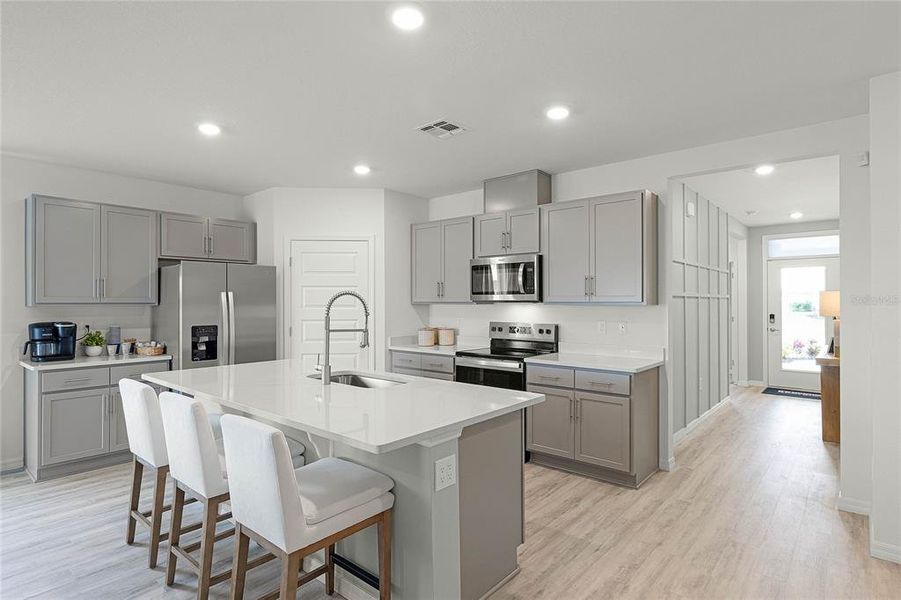 Furnished interior view inside a new home in Harmony on Lake Eloise, Winter Haven (Image 18).
