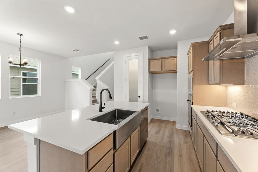 Furnished interior view inside a new home in Veranda Designer, San Antonio (Image 7).