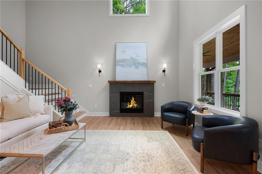 Furnished interior view inside a new home in , Ball Ground (Image 9).