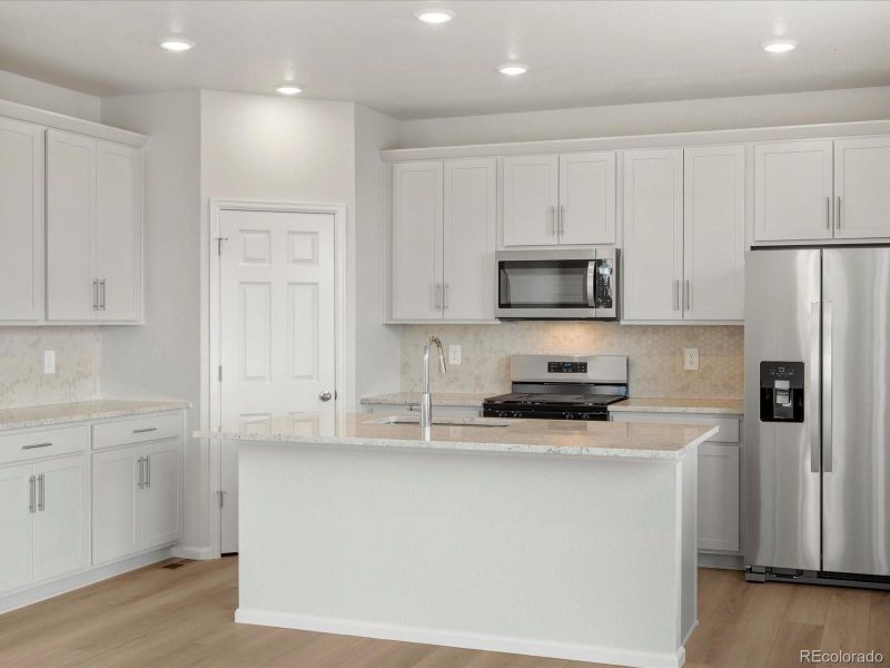 Furnished interior view inside a new home in Westgate, Greeley (Image 5). Furnished interior view inside a new home in Westgate, Greeley (Image 5).