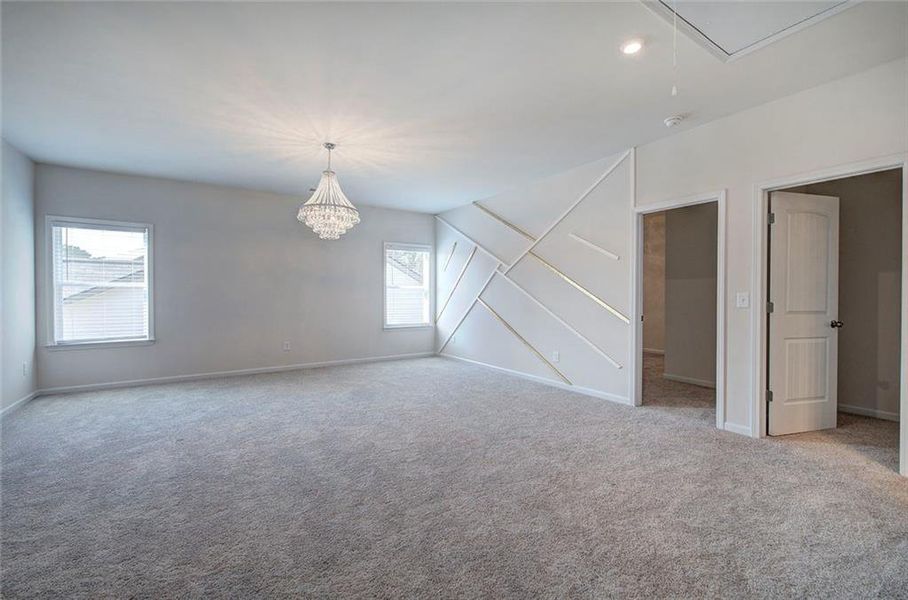 Spacious, unfurnished interior of a new home in , Cartersville (Image 37).