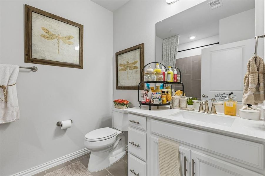 Furnished interior view inside a new home in Gatherings® at Twin Creeks, Allen (Image 16).