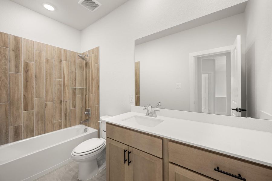 Furnished interior view inside a new home in Terrace Collection at Harvest, Argyle (Image 9).