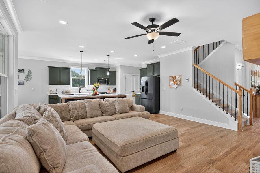 Furnished interior view inside a new home in , Bogart (Image 28).