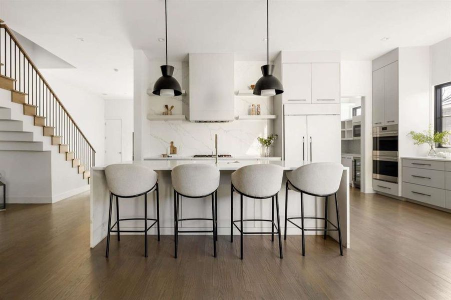 Furnished interior view inside a new home in , Dallas (Image 5).