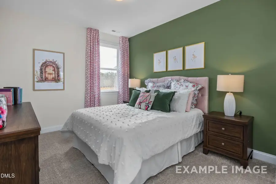 Furnished interior view inside a new home in Addison West, Holly Springs (Image 18).