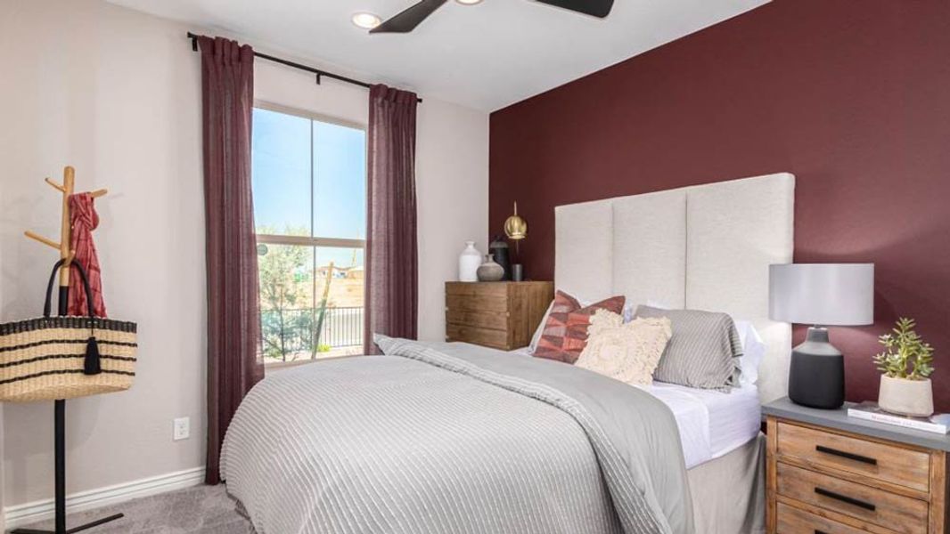 Representative furnished interior of a home built from the Winsor by Taylor Morrison in Paradisi Discovery Collection, Surprise (Image 18).