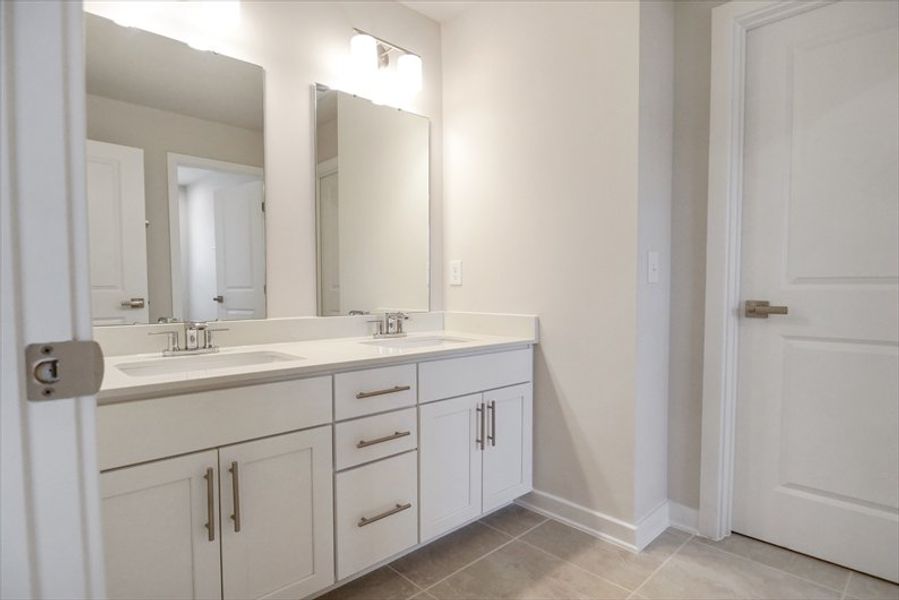 Furnished interior view inside a new home in Canterbrook Farms 2-Story, Fountain Inn (Image 9).