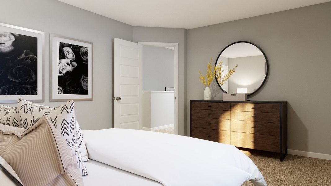 Representative furnished interior of a home built from the The Lazio - Buffalo Crossing by Legend Homes in Lake Conroe Area Homes, Montgomery (Image 25).