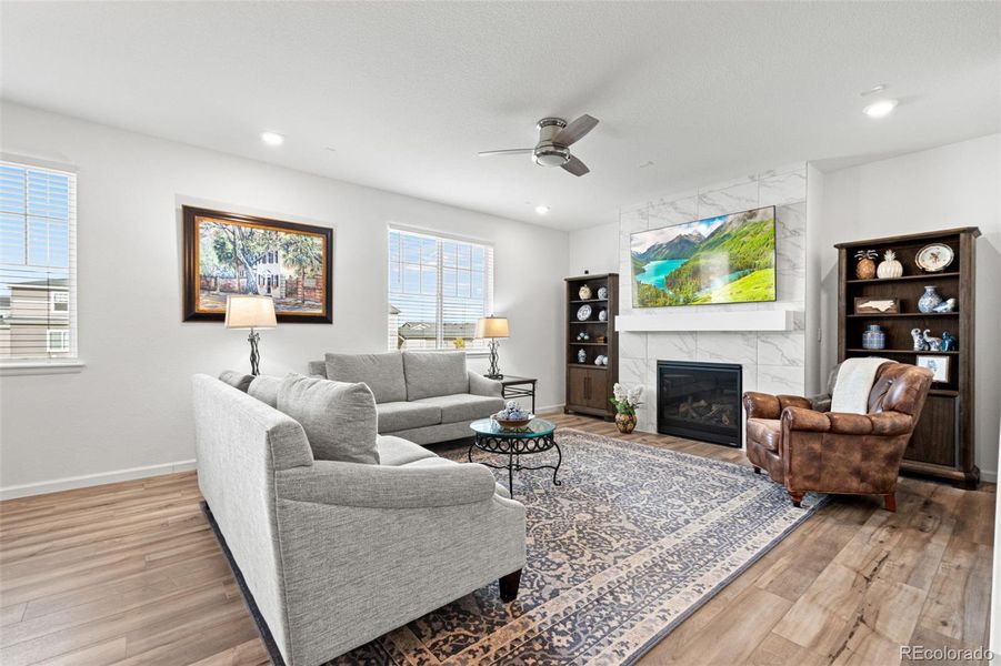 Furnished interior view inside a new home in , Parker (Image 16).