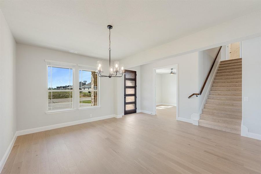 Spacious, unfurnished interior of a new home in Timberbrook 3B-4A, Justin (Image 23). Spacious, unfurnished interior of a new home in Timberbrook 3B-4A, Justin (Image 23).