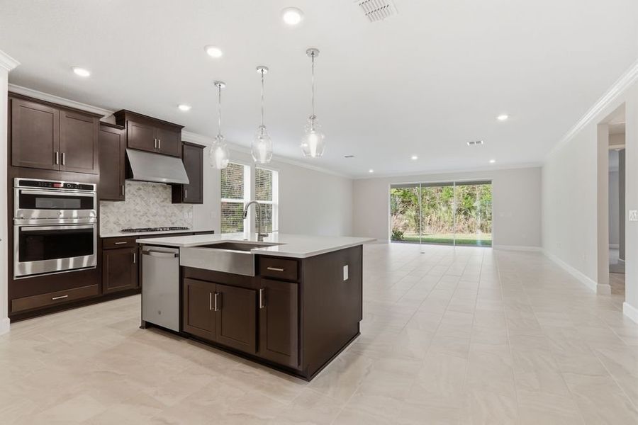 Furnished interior view inside a new home in Headwaters at Lofton Creek, Yulee (Image 10). Furnished interior view inside a new home in Headwaters at Lofton Creek, Yulee (Image 10).