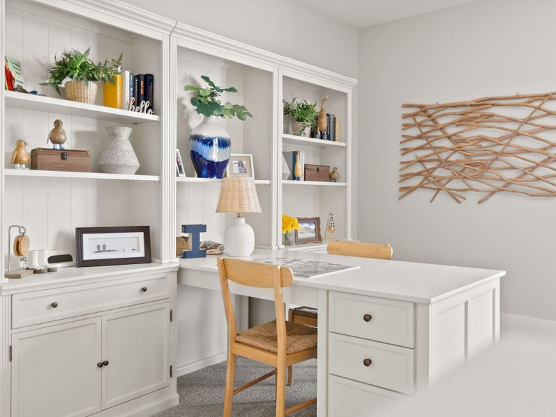 Representative furnished interior of a home built from the Sinclair P by True Homes in Homecoming, Ravenel (Image 13).