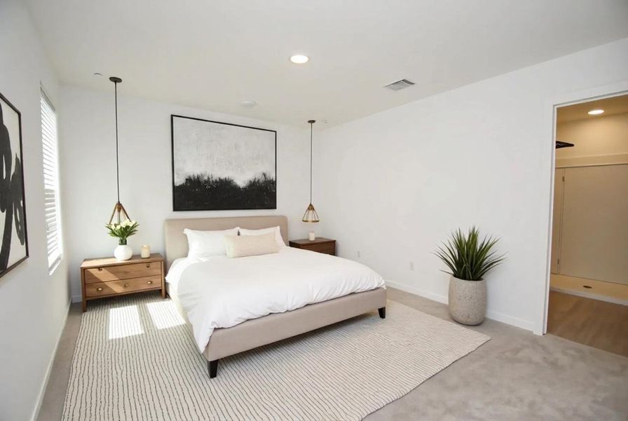 Furnished interior view inside a new home in Wharton Lakes, Wharton (Image 14).