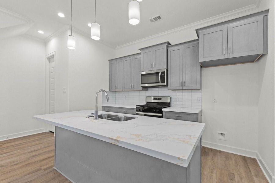 Furnished interior view inside a new home in , Houston (Image 5). Furnished interior view inside a new home in , Houston (Image 5).