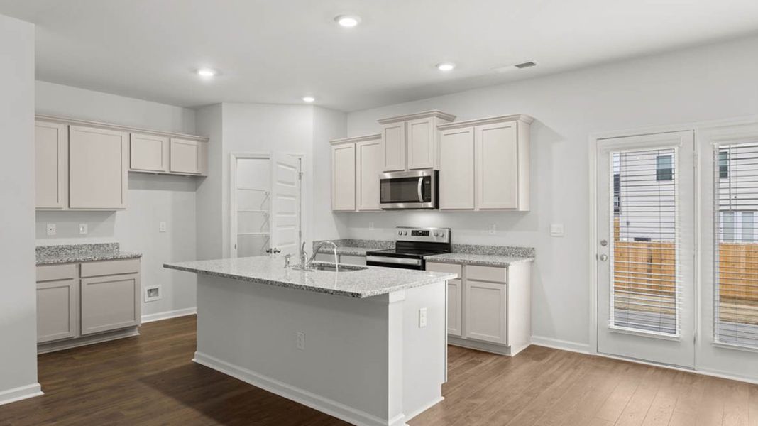 Representative furnished interior of a home built from the Sudbury by D.R. Horton in Laurel Park Townhomes, Hephzibah (Image 6).