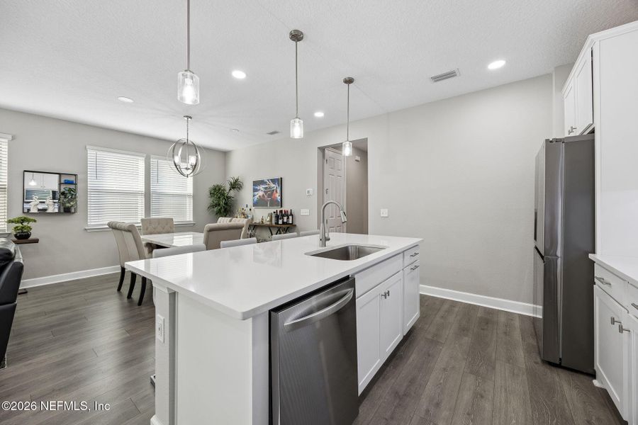 Furnished interior view inside a new home in Tributary, Yulee (Image 39).