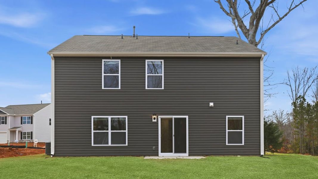 Exterior details and patio area of a home in Bentley Park, Greenwood (Image 4).