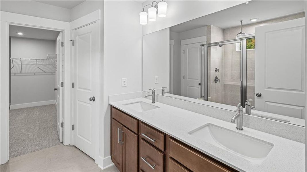 Furnished interior view inside a new home in Hunters Creek, Flowery Branch (Image 6).