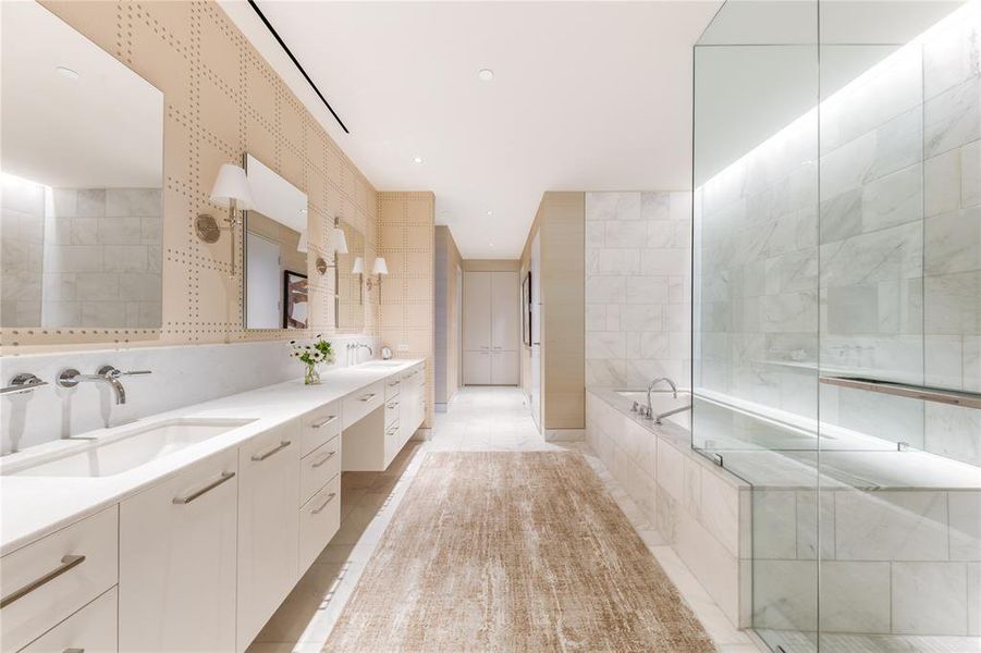 Furnished interior view inside a new home in , Dallas (Image 11). Furnished interior view inside a new home in , Dallas (Image 11).