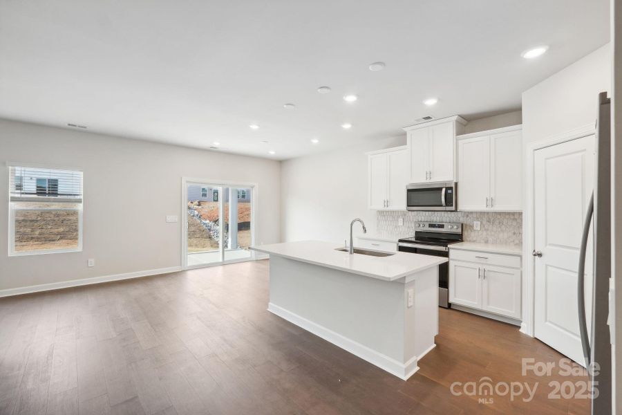 Furnished interior view inside a new home in Harper Landing, Stanley (Image 9).
